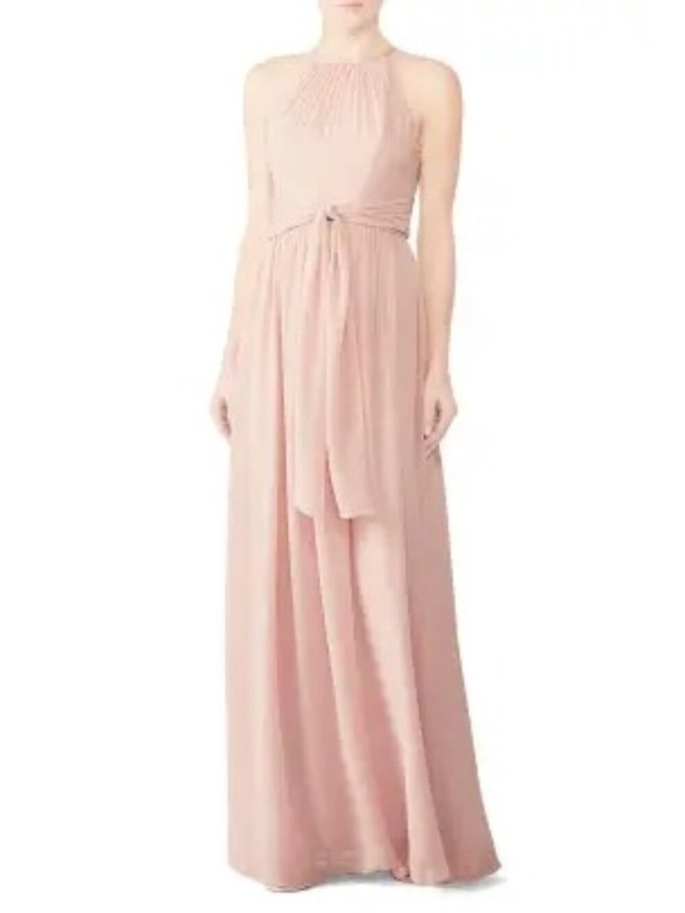 R-147. Monique Lhuillier Pink Daniela Gown